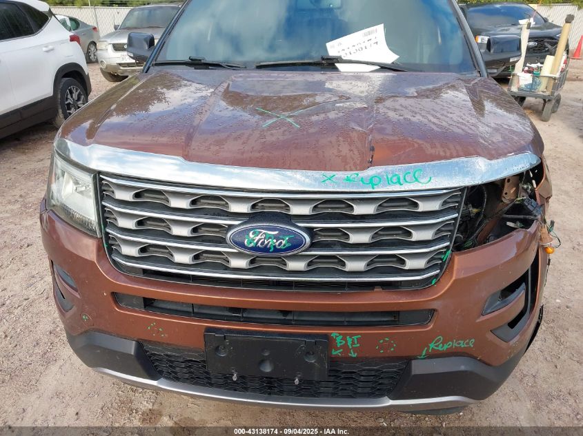 2017 Ford Explorer Xlt VIN: 1FM5K8D80HGD37149 Lot: 43138174
