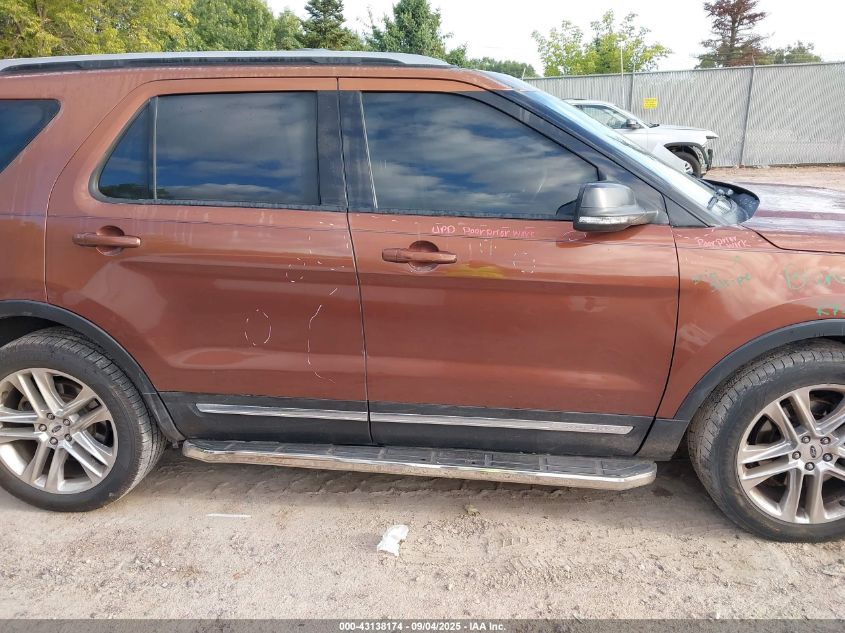 2017 Ford Explorer Xlt VIN: 1FM5K8D80HGD37149 Lot: 43138174