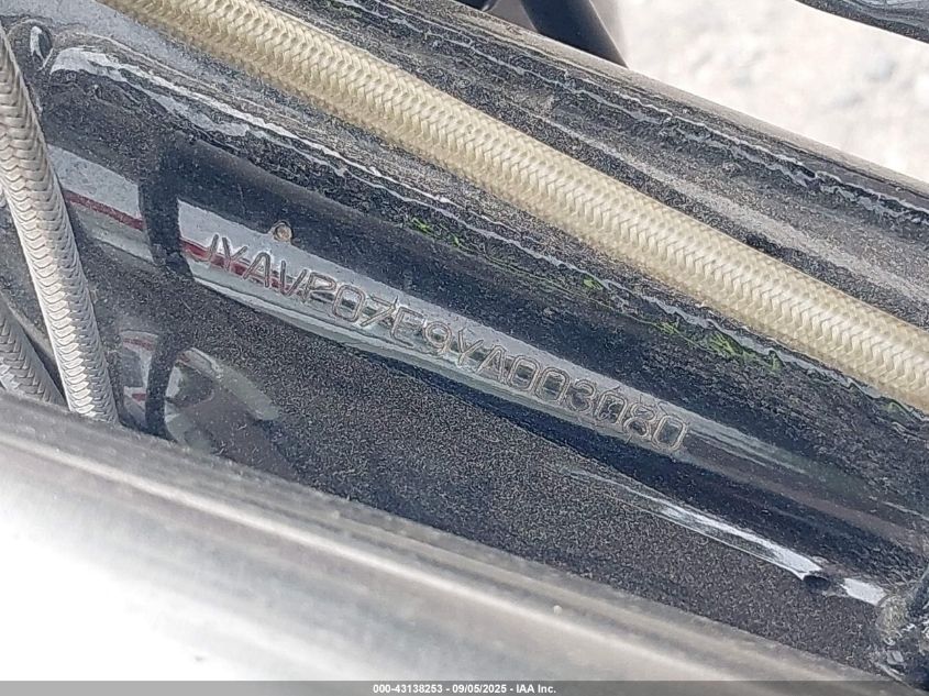 2000 Yamaha Xv1600 Atl VIN: JYAVP07E9YA003080 Lot: 43138253