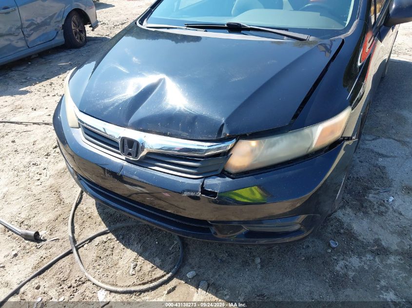 2012 Honda Civic Ex VIN: 2HGFB2F81CH309779 Lot: 43138273