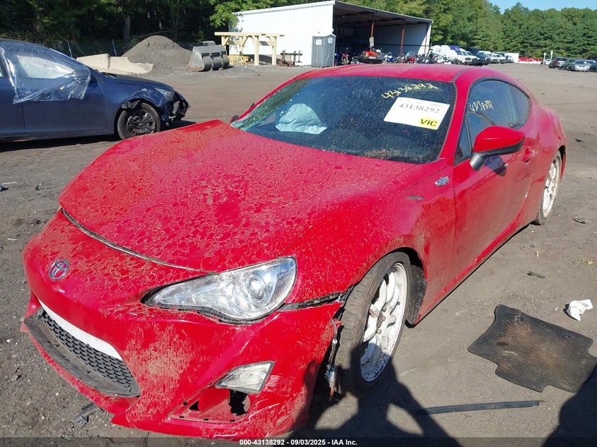 2014 Scion Fr-S red coupe gasoline JF1ZNAA13E9700268 photo #3