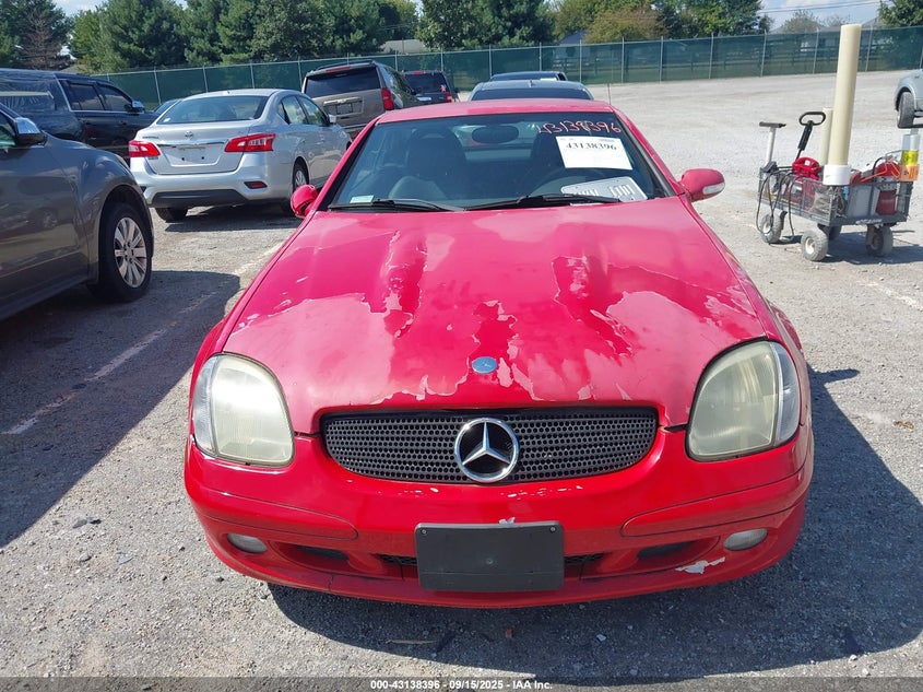 2002 Mercedes-Benz Slk 320 VIN: WDBKK65F52F250464 Lot: 43138396