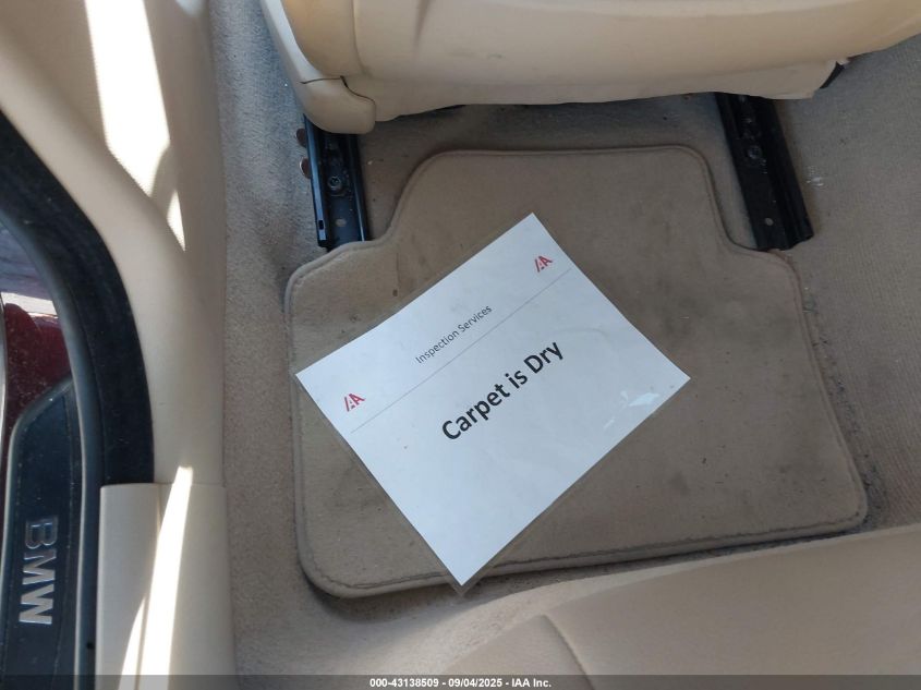 2008 BMW 328I VIN: WBAVA37528NL54474 Lot: 43138509