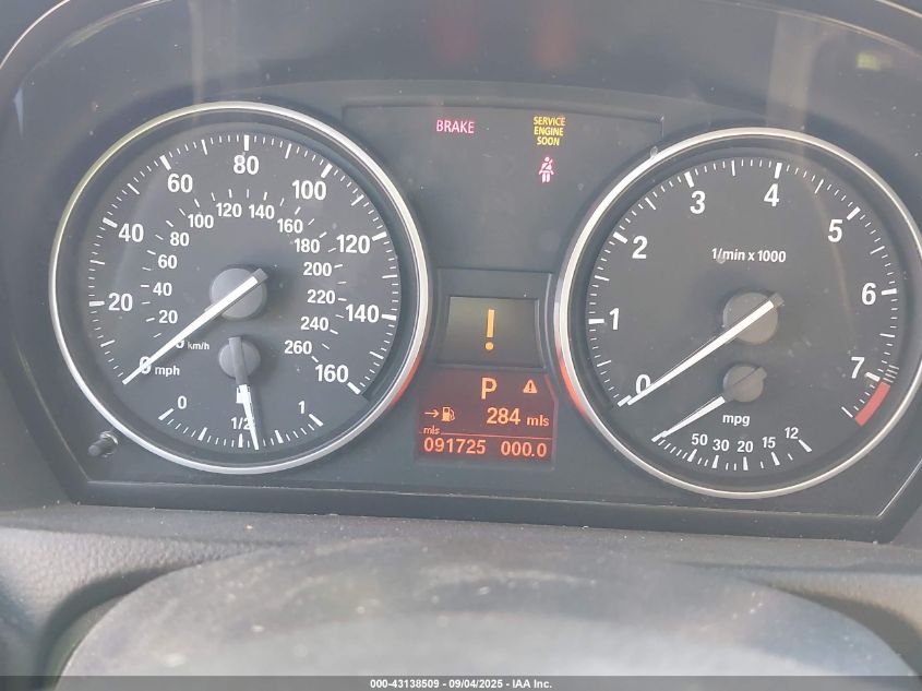 2008 BMW 328I VIN: WBAVA37528NL54474 Lot: 43138509