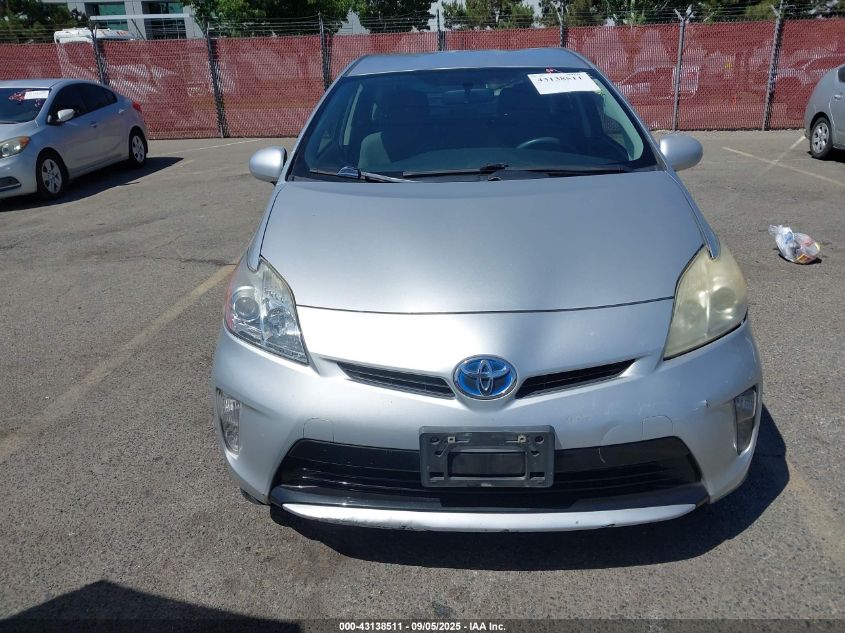 2012 Toyota Prius Two VIN: JTDKN3DU0C5417778 Lot: 43138511