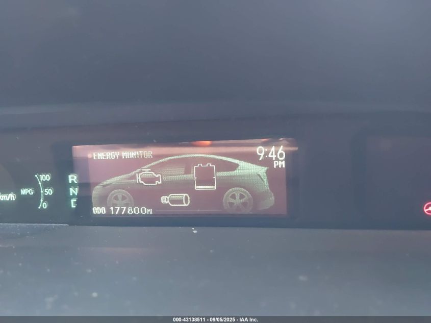 2012 Toyota Prius Two VIN: JTDKN3DU0C5417778 Lot: 43138511