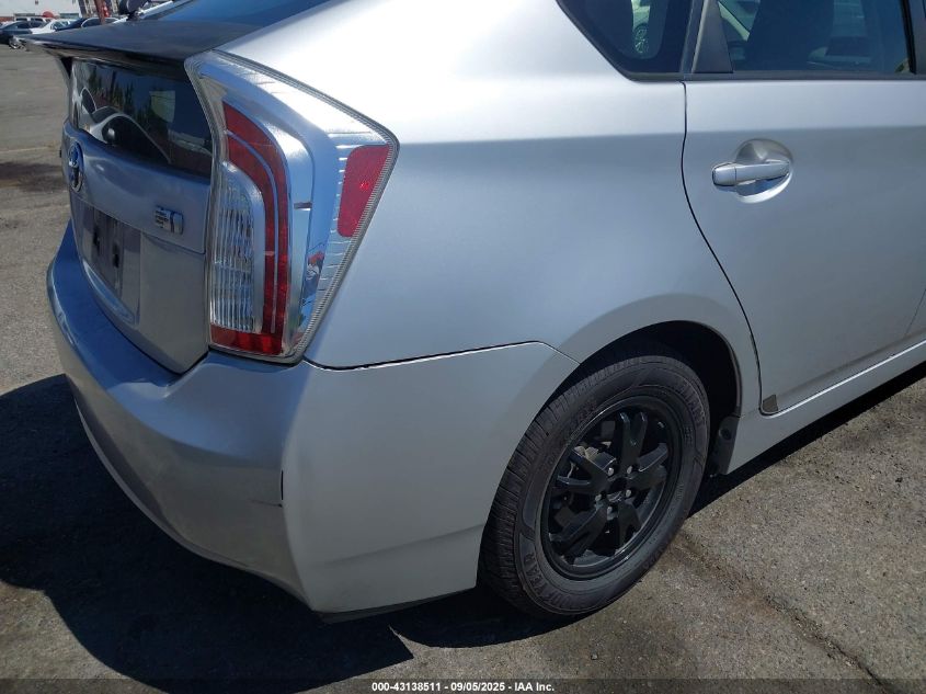 2012 Toyota Prius Two VIN: JTDKN3DU0C5417778 Lot: 43138511