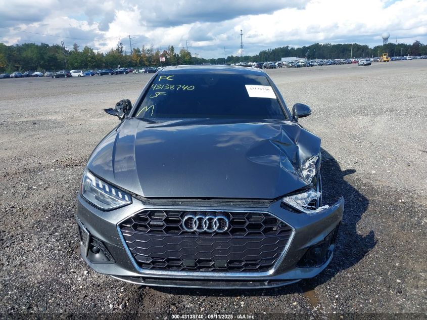 2020 Audi A4 Premium Plus 45 Tfsi Quattro S Tronic VIN: WAUENAF40LA064669 Lot: 43138740
