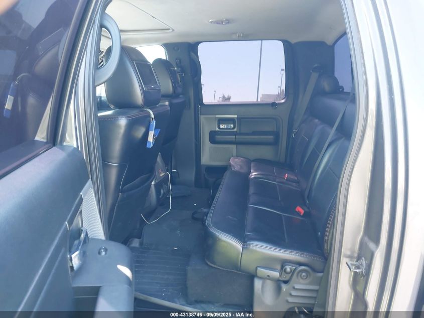 2007 Ford F-150 Lariat/Xlt VIN: 1FTPW125X7KD05807 Lot: 43138746