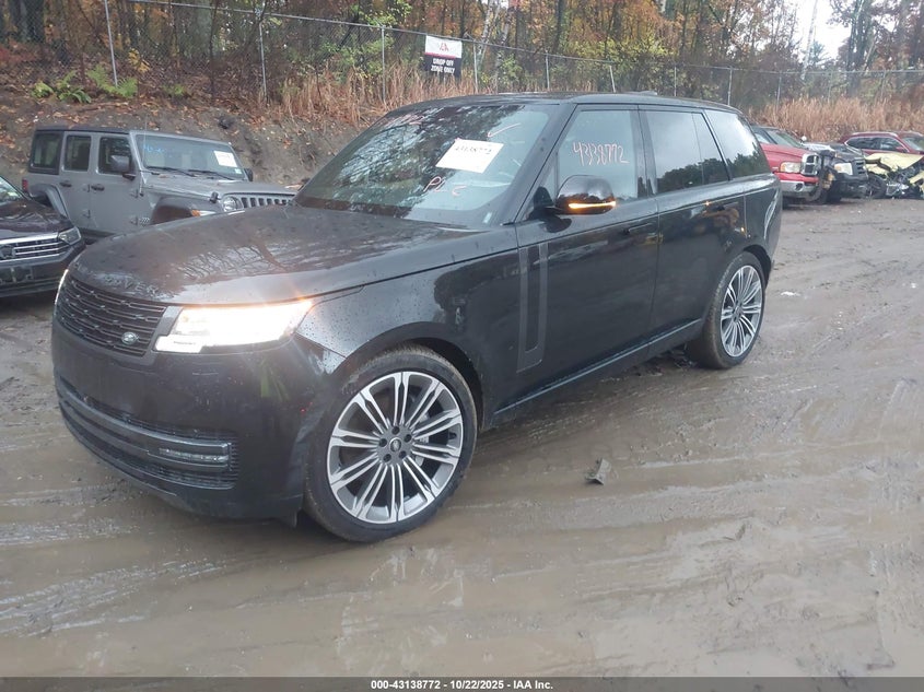 Vin: salkp9fu4sa297217, lot: 43633112, land rover range rover p400 se 20252