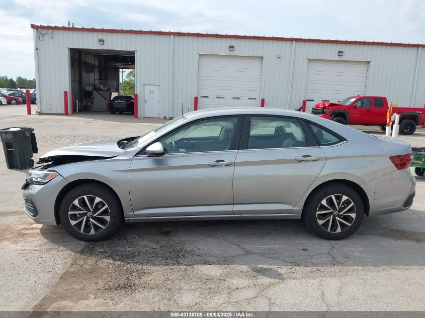 2024 Volkswagen Jetta 1.5T S VIN: 3VW5M7BUXRM080031 Lot: 43138785