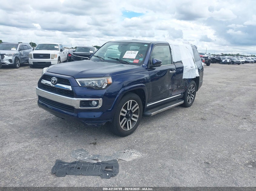 Vin: jtezu5jr1f5095245, lot: 43633130, toyota 4runner limited 20152