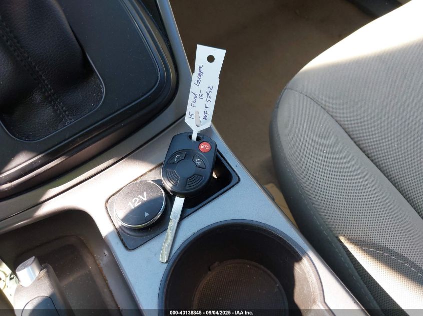 2015 Ford Escape Se VIN: 1FMCU0G72FUB18942 Lot: 43138845