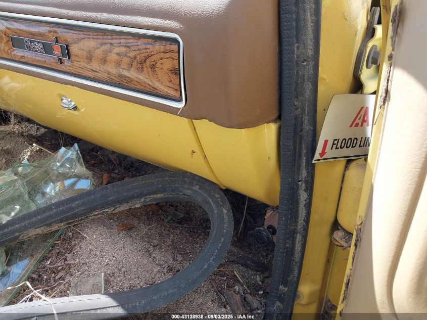 1977 GMC C15 Fenderside W/Sho VIN: TCD147A512030 Lot: 43138938