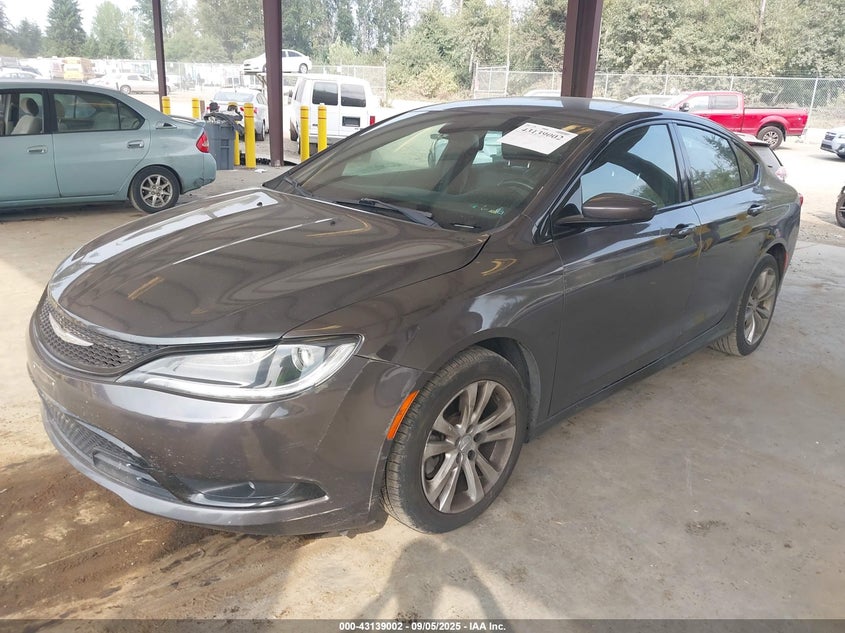 Vin: 1c3cccbb2fn625374, lot: 43633342, chrysler 200 s 20152