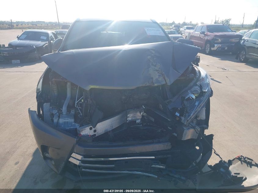 2017 Toyota Highlander Limited VIN: 5TDYZRFH1HS227054 Lot: 43139105