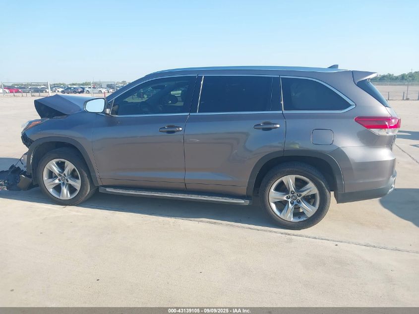 2017 Toyota Highlander Limited VIN: 5TDYZRFH1HS227054 Lot: 43139105