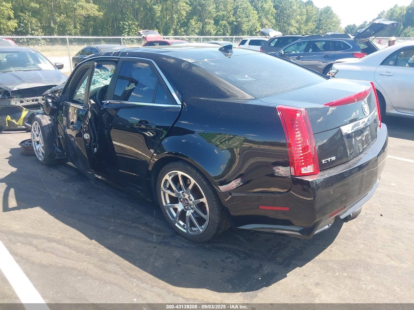 2012 Cadillac Cts-V black sedan gasoline 1G6DV5EP7C0146117 photo #4