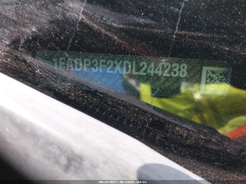 2013 Ford Focus Se VIN: 1FADP3F2XDL244238 Lot: 43139311
