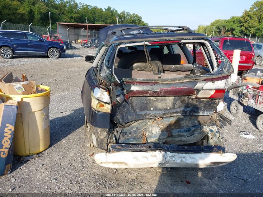 2001 Subaru Legacy Outback VIN: 4S3BH665217612040 Lot: 43139339