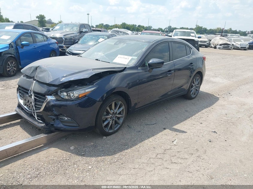 Vin: 3mzbn1v30jm159891, lot: 43633803, mazda mazda3 touring 20182