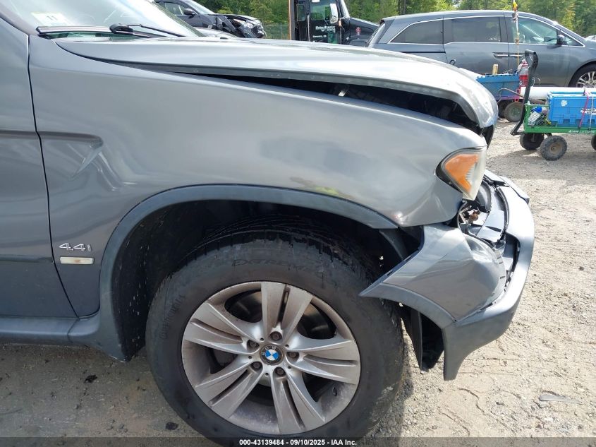 2006 BMW X5 4.4I VIN: 5UXFB53536LV24662 Lot: 43139484