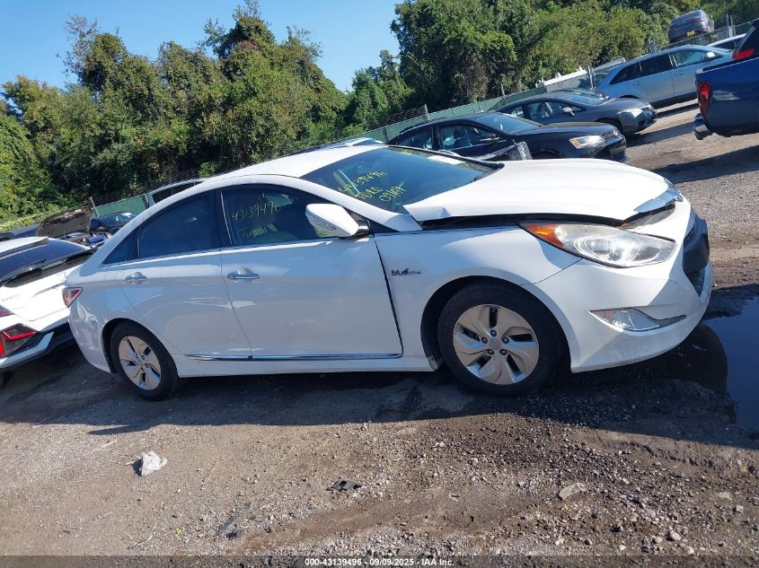 2015 Hyundai Sonata Hybrid VIN: KMHEC4A43FA119911 Lot: 43139496