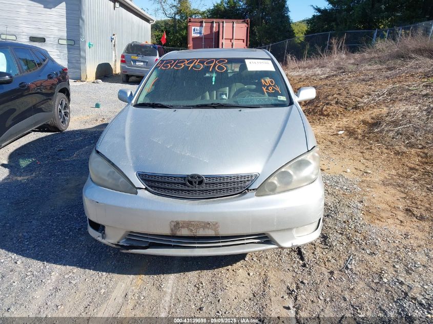 2005 Toyota Camry Xle V6 VIN: 4T1BF30K25U604039 Lot: 43139598