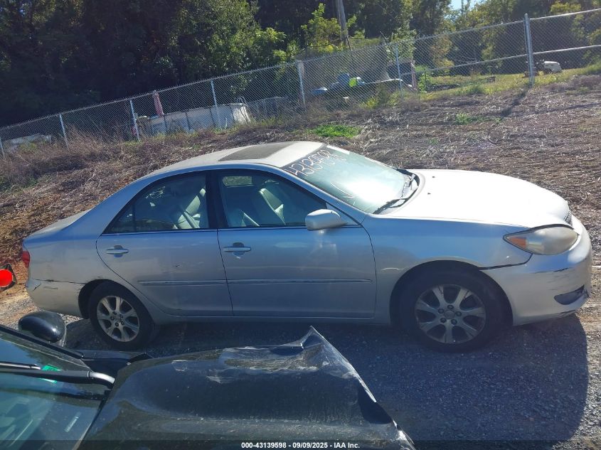 2005 Toyota Camry Xle V6 VIN: 4T1BF30K25U604039 Lot: 43139598