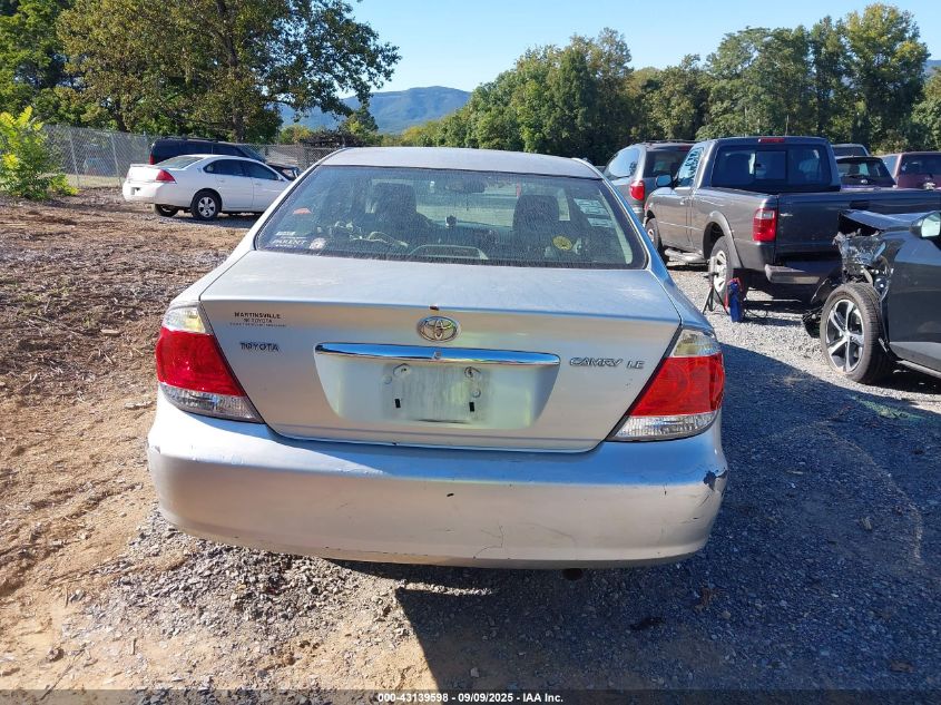 2005 Toyota Camry Xle V6 VIN: 4T1BF30K25U604039 Lot: 43139598