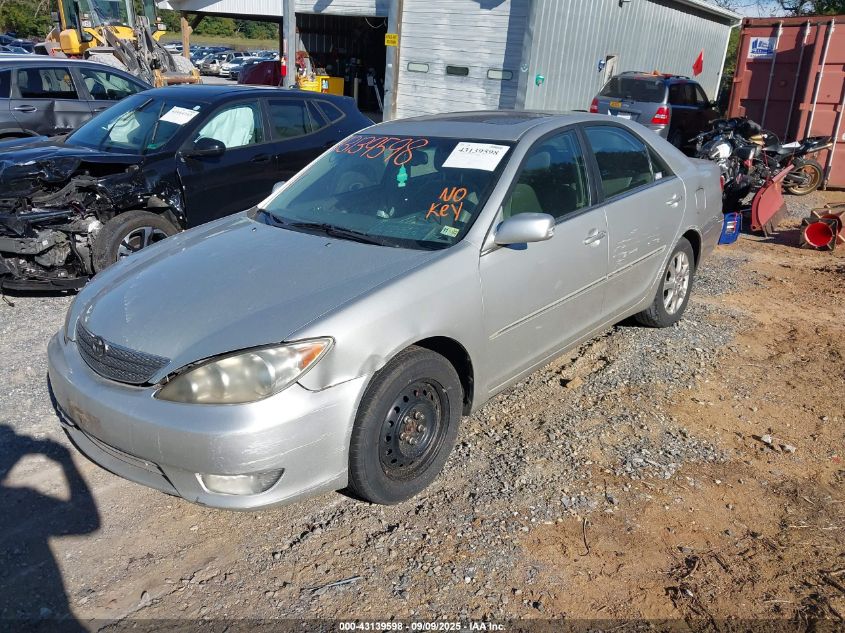 2005 Toyota Camry Xle V6 VIN: 4T1BF30K25U604039 Lot: 43139598