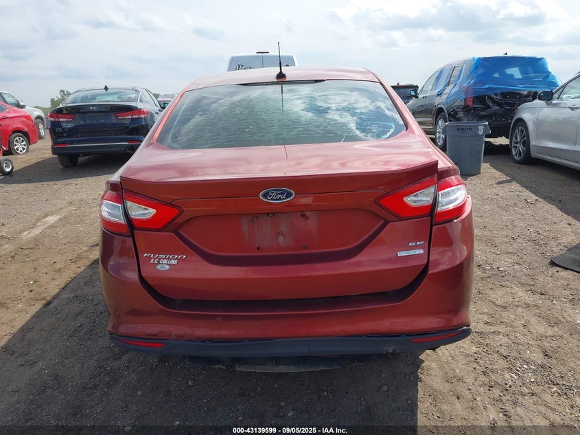 2014 Ford Fusion Se VIN: 3FA6P0HDXER376845 Lot: 43139599