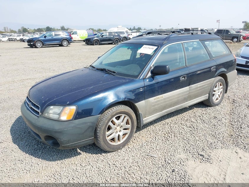 4S3BH665917612469 2001 SUBARU OUTBACK photo no. 2