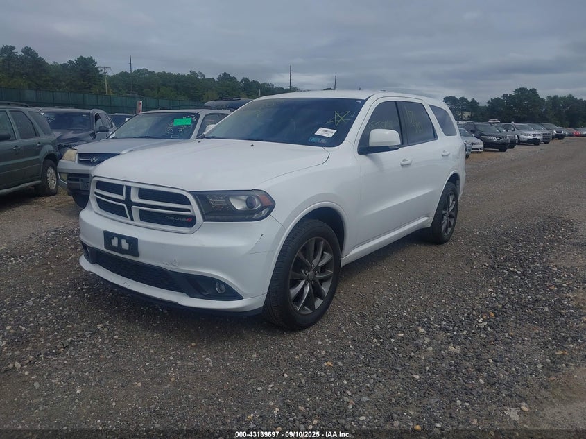 Vin: 1c4rdjdg6jc290592, lot: 43634037, dodge durango gt awd 20182