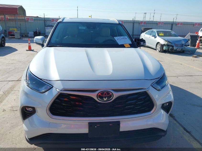 2022 Toyota Highlander Xle VIN: 5TDGZRAH0NS560103 Lot: 43139838