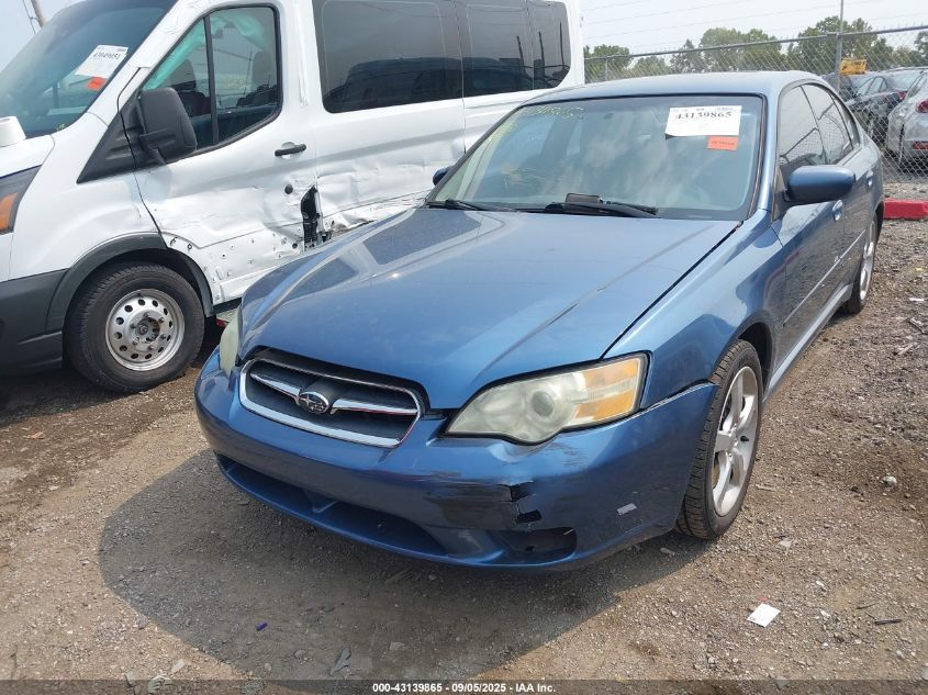 2007 Subaru Legacy 2.5I VIN: 4S3BL616677212182 Lot: 43139865