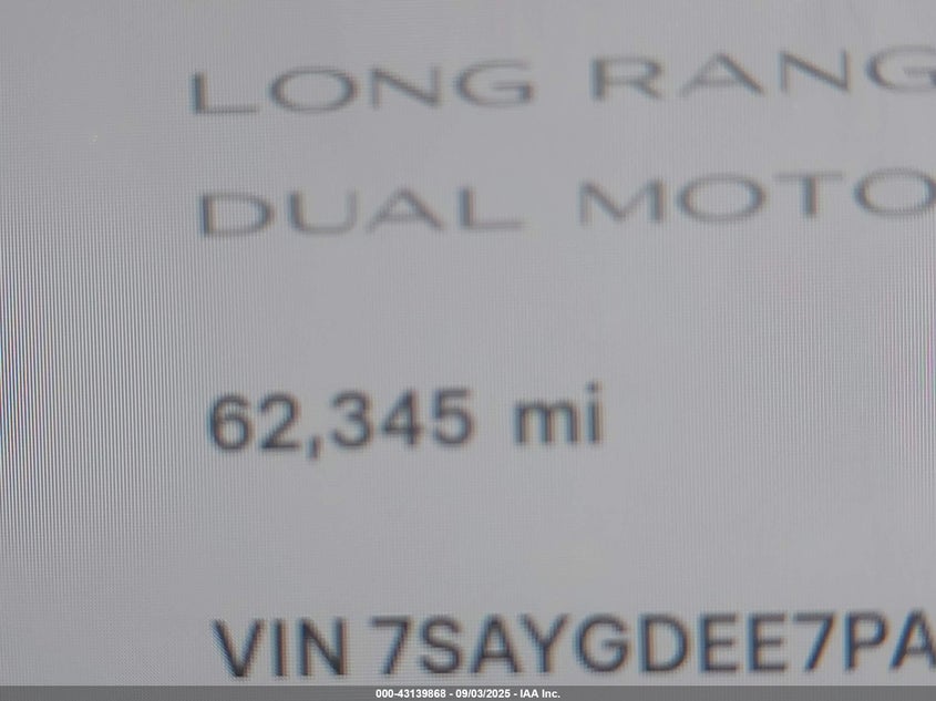 2023 TESLA MODEL Y AWD/LONG RANGE DUAL MOTOR ALL-WHEEL DRIVE - 7SAYGDEE7PA135935