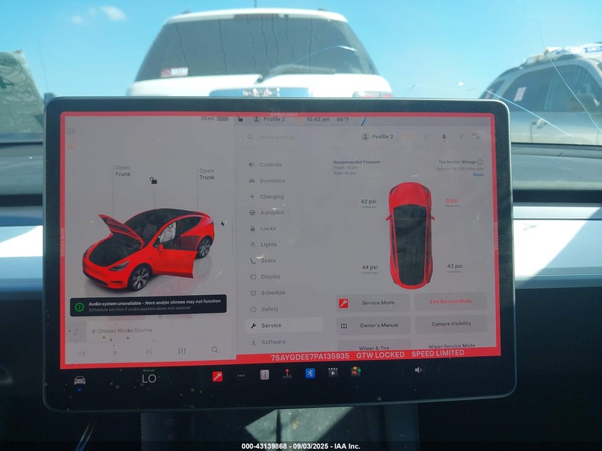 2023 TESLA MODEL Y AWD/LONG RANGE DUAL MOTOR ALL-WHEEL DRIVE - 7SAYGDEE7PA135935