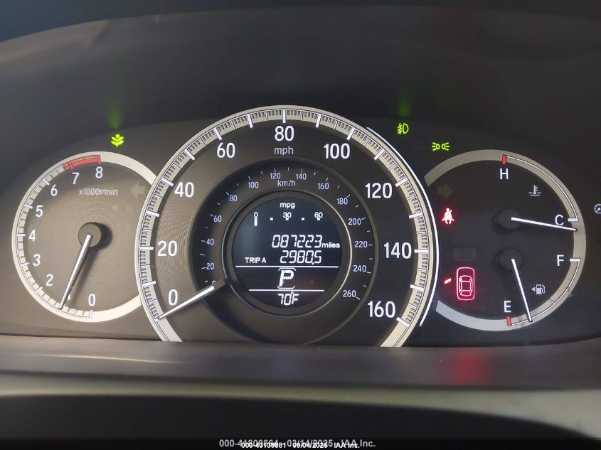 2017 Honda Accord Ex-L V6 VIN: 1HGCR3F86HA041306 Lot: 43139881