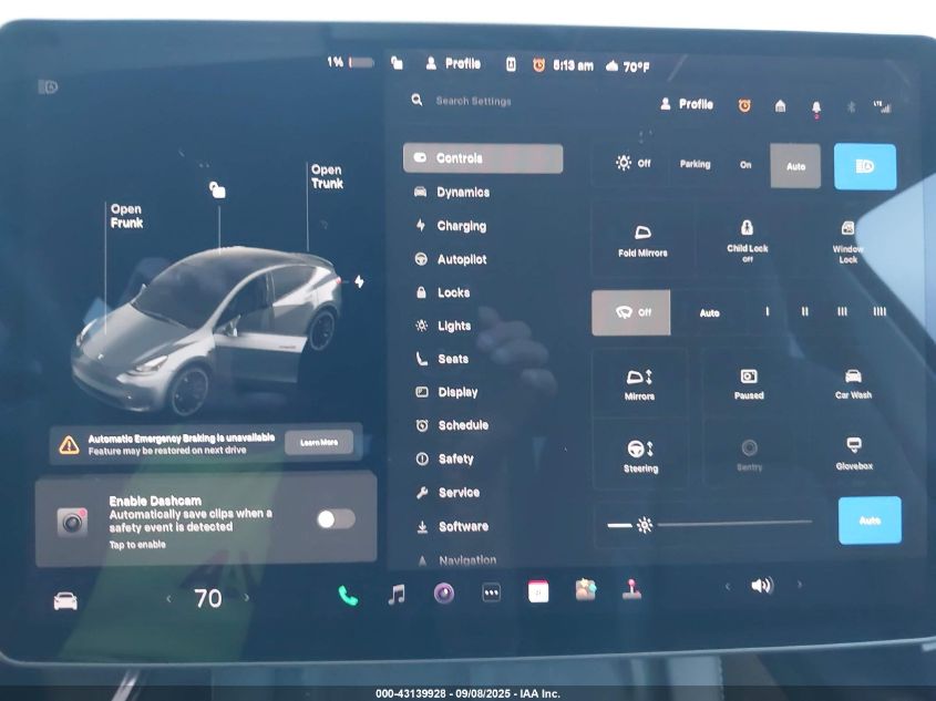 2022 Tesla Model Y Performance Dual Motor All-Wheel Drive VIN: 7SAYGDEF6NF322558 Lot: 43139928