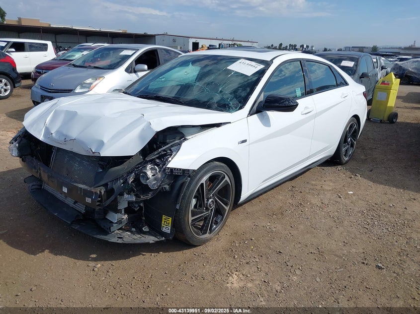 2022 HYUNDAI ELANTRA N LINE - KMHLR4AF5NU325686