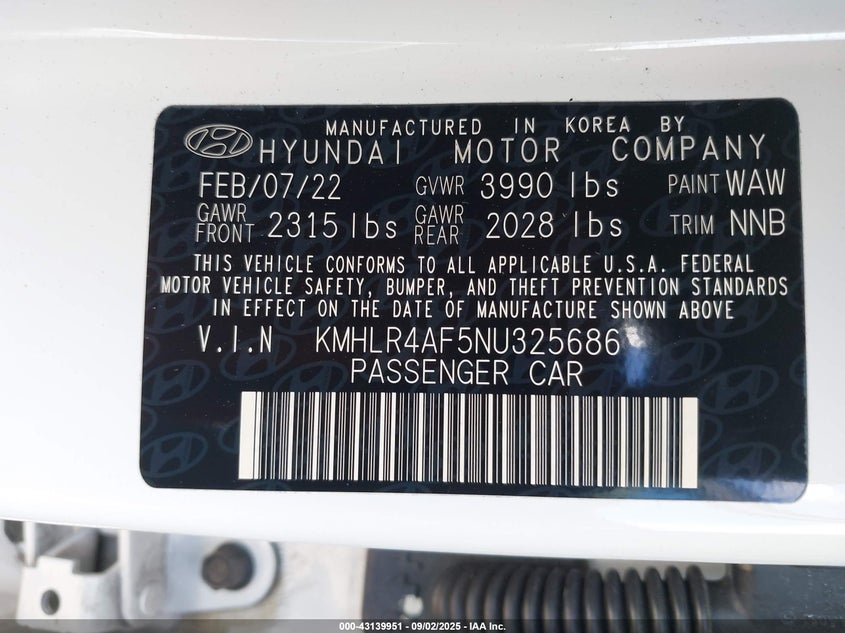 2022 HYUNDAI ELANTRA N LINE - KMHLR4AF5NU325686