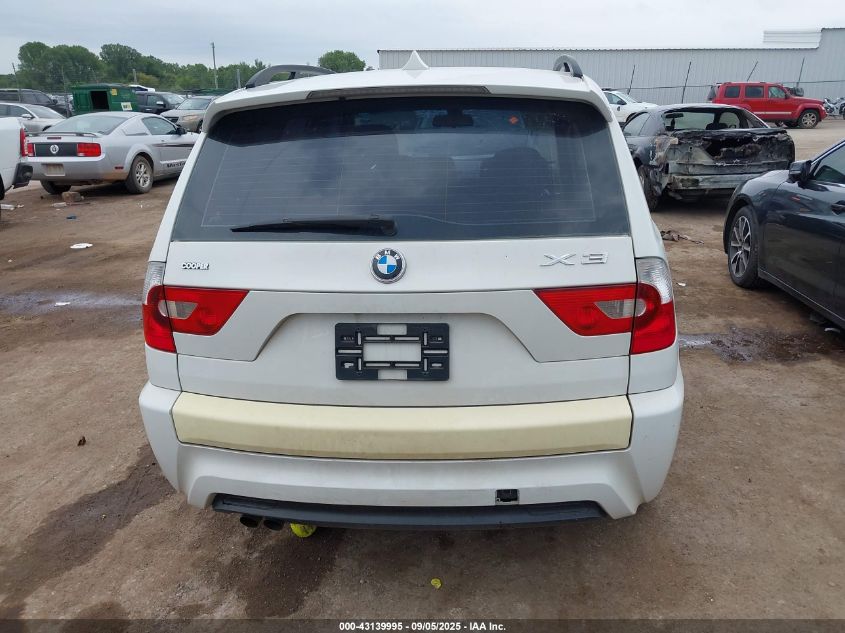 2006 BMW X3 3.0I VIN: WBXPA934X6WG78975 Lot: 43139995