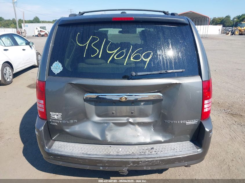 2010 Chrysler Town & Country Limited VIN: 2A4RR6DX2AR217560 Lot: 43140169