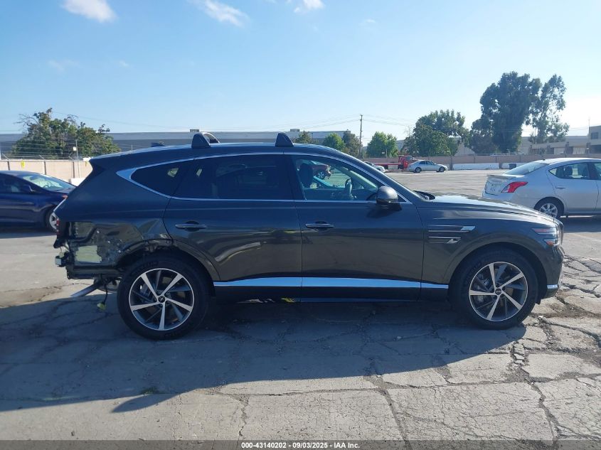 2025 Genesis Gv80 3.5T Advanced Awd VIN: KMUHDESC1SU272593 Lot: 43140202