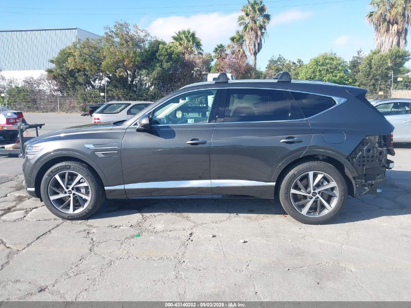 2025 Genesis Gv80 3.5T Advanced Awd VIN: KMUHDESC1SU272593 Lot: 43140202