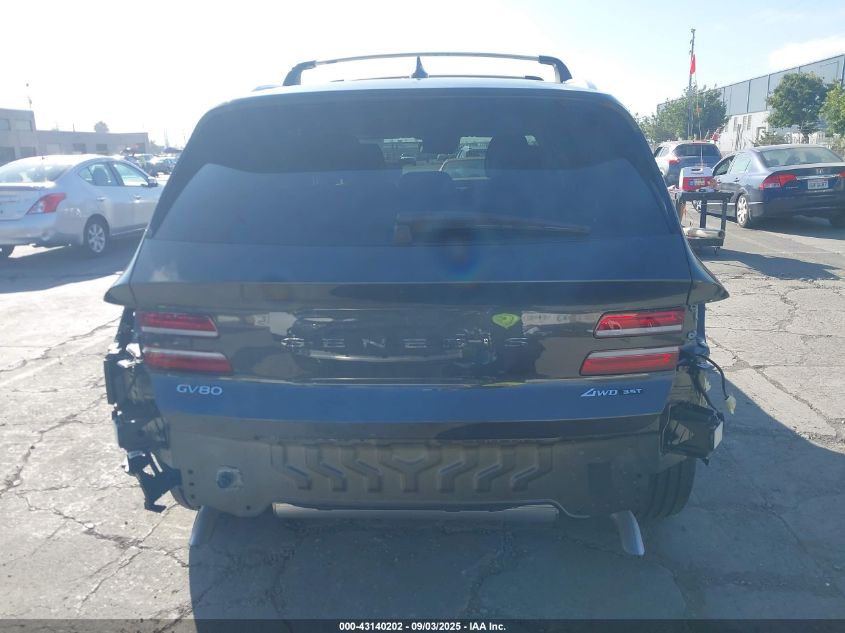 2025 Genesis Gv80 3.5T Advanced Awd VIN: KMUHDESC1SU272593 Lot: 43140202