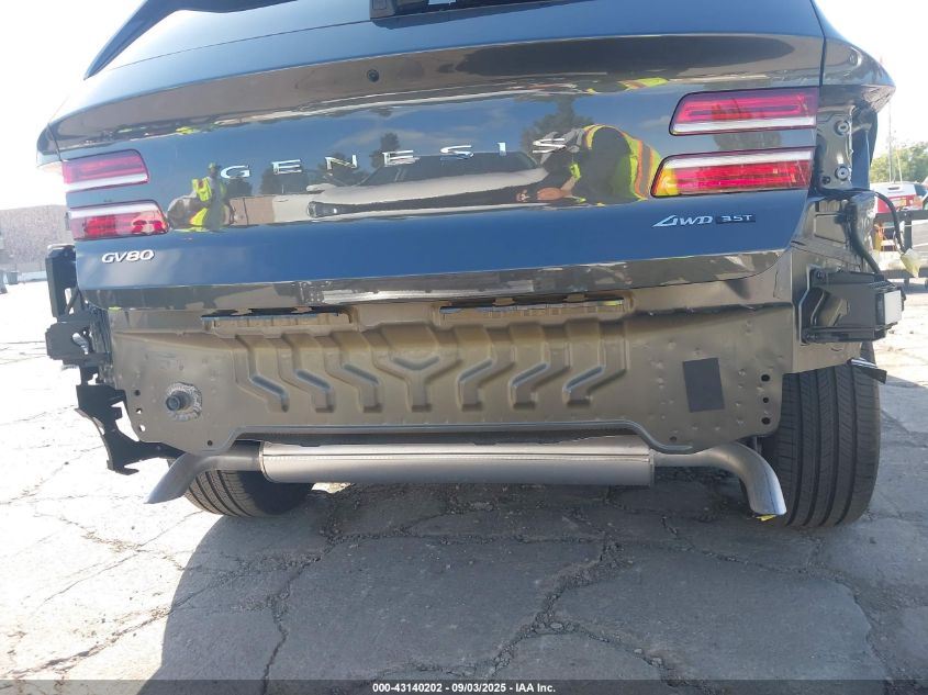 2025 Genesis Gv80 3.5T Advanced Awd VIN: KMUHDESC1SU272593 Lot: 43140202
