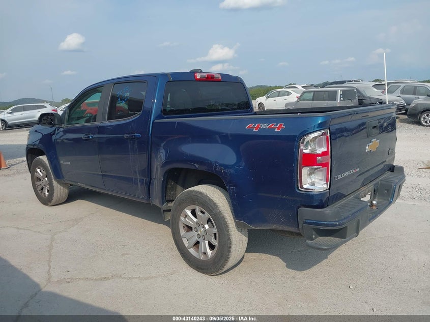 2020 CHEVROLET COLORADO 4WD  SHORT BOX LT - 1GCGTCEN7L1126379