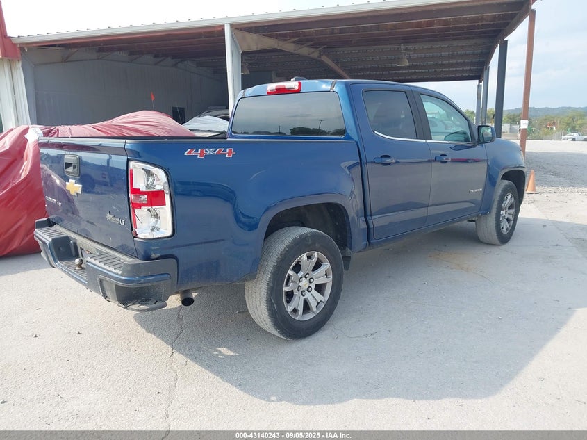 2020 CHEVROLET COLORADO 4WD  SHORT BOX LT - 1GCGTCEN7L1126379